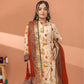 3 Pieces - Regalia Unstitched Skin Fancy Zari Dupatta Printed Shirt Lawn Suit