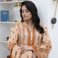 3 Piece - Marooj Unstitched Skin BanaDora Linen Suit