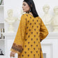 3 Piece - Marooj Unstitched Mustard BanaDora Linen Suit