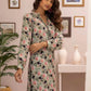 2 Piece: Regalia Unstitched Printed Pista Ladies Linen Suit