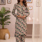 2 Piece: Regalia Unstitched Printed Pista Ladies Linen Suit