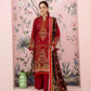 3 Pieces - Marooj Unstitched Maroon BanaDora Linen Suit