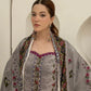 3 Pieces - Marooj Unstitched Grey BanaDora Linen Suit