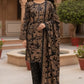 3 Pieces - Marooj Unstitched Black BanaDora Linen Suit
