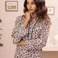 2 Piece: Regalia Unstitched Printed Grey Ladies Linen Suit