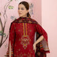 3 Pieces - Marooj Unstitched Maroon BanaDora Linen Suit