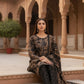 3 Pieces - Marooj Unstitched Black BanaDora Linen Suit
