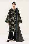 3 Pieces - Sapphire Unstitched Black Lawn Suit