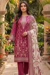 3 Pieces - Sohni Dharti Unstitched Plum Colour Premium Print Lawn Suit