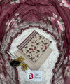 3 Pieces - Bin Saeed Unstitched Cream Ladies Lawn Suit
