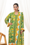 3 Pieces - Regalia Unstitched Parrot Doriya Linen Suit