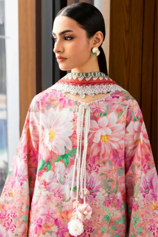 3 Pieces - NAQSH Unstitched Multi Ladies Lawn Suit