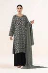 3 Pieces - Sapphire Unstitched Black Lawn Suit