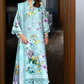 3 Pieces - NAQSH Unstitched Sea Green Ladies Lawn Suit