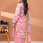 3 Pieces - Regalia Unstitched Baby Pink Fancy Zari Dupatta Printed Shirt Lawn Suit