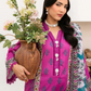 3 Pieces - Yakeen By Asifa Unstitched  Pink Ladies Lawn Suit