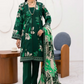 3 Pieces - Yakeen By Asifa Unstitched Green Ladies Lawn Suit