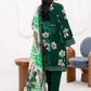 3 Pieces - Yakeen By Asifa Unstitched Green Ladies Lawn Suit