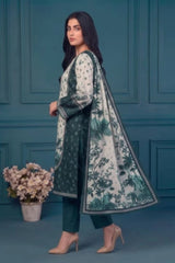 3 Piece - Marooj Ethnic Premium Printed Unstitched Zink khaddar Suit