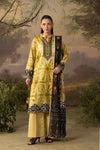 3 Pieces - Rangreza Unstitched Base Yellow Lawn Suit