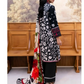 3 Pieces - Yakeen By Asifa Unstitched  Black Ladies Lawn Suit