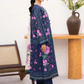3 Pieces - Yakeen By Asifa Unstitched  Blue Ladies Lawn Suit