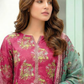 3 Pieces - Lakhany  Unstitched Pink Lawn Suit