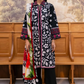 3 Pieces - Yakeen By Asifa Unstitched  Black Ladies Lawn Suit