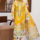 3 Pieces - Yakeen By Asifa Unstitched  Yellow Ladies Lawn Suit
