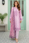 3 Pieces - Lakhany  Unstitched Baby Pink Lawn Suit