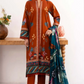 3 Pieces - Yakeen By Asifa Unstitched  Orange Ladies Lawn Suit