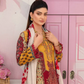 3 Piece - Fabiha By Feroza Unstitched  Mustard Lawn Suit