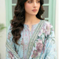 3 Pieces - Lakhany  Unstitched Sky Blue Lawn Suit