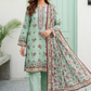 3 Pieces - Lakhany  Unstitched Pista Lawn Suit