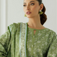 3 Pieces - Orient Unstitched  Sea Green Ladies Lawn Suit