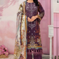 3 Piece - Fabiha By Feroza Unstitched Purple Lawn Suit