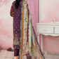 3 Piece - Fabiha By Feroza Unstitched Purple Lawn Suit