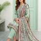 3 Pieces - Lakhany  Unstitched Pista Lawn Suit