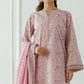 3 Pieces - Orient Unstitched  Baby Pink Ladies Lawn Suit