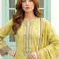 3 Pieces - Lakhany  Unstitched Lemon Lawn Suit