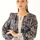 3 Pieces - Orient Unstitched  Black and White Ladies Lawn Suit