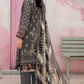 3 Piece - Fabiha By Feroza Unstitched  Grey Lawn Suit