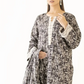 3 Pieces - Orient Unstitched  Black and White Ladies Lawn Suit