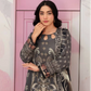 3 Piece - Fabiha By Feroza Unstitched  Grey Lawn Suit