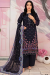 3 Piece - Fabiha By Feroza Unstitched Blue Lawn Suit