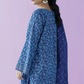 3 Pieces - Orient Unstitched  Blue Ladies Lawn Suit