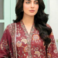 3 Pieces - Lakhany  Unstitched Maroon Lawn Suit