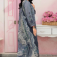 3 Piece - Fabiha By Feroza Unstitched Grey Lawn Suit