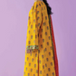 3 Pieces - Orient Unstitched  Mustard Ladies Lawn Suit