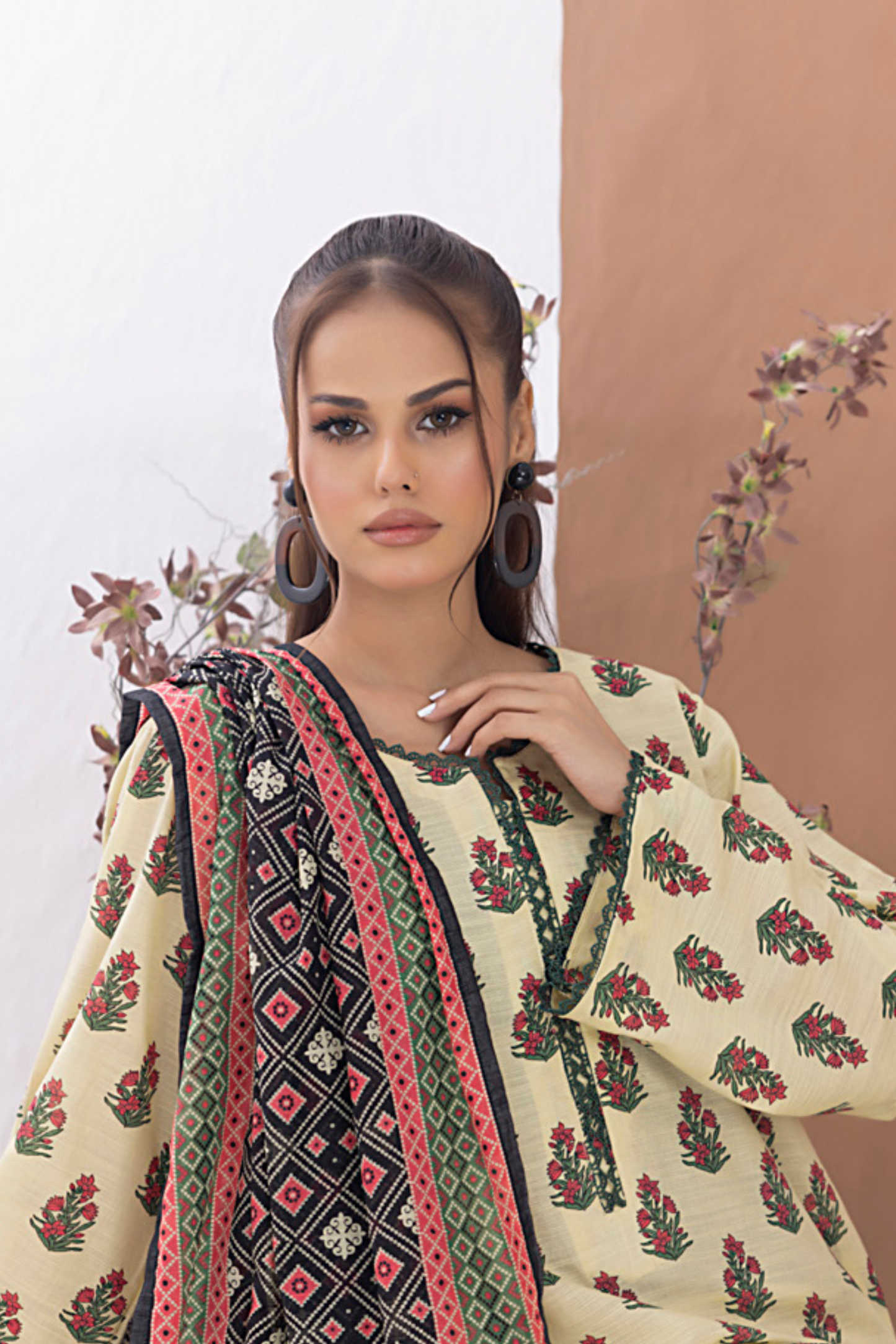3 Pieces - Regalia Unstitched Silver Printed Lawn Suit